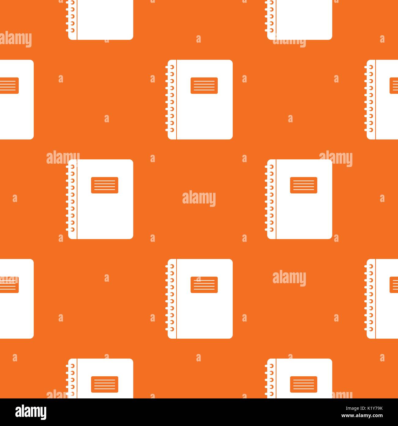 Spiral notepad pattern seamless Stock Vector Image & Art - Alamy