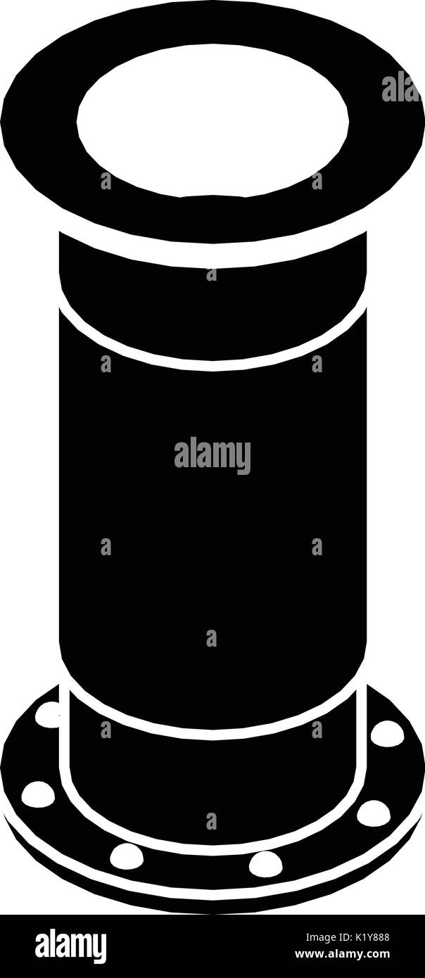 Sewerage pipe icon, simple black style Stock Vector Image & Art - Alamy
