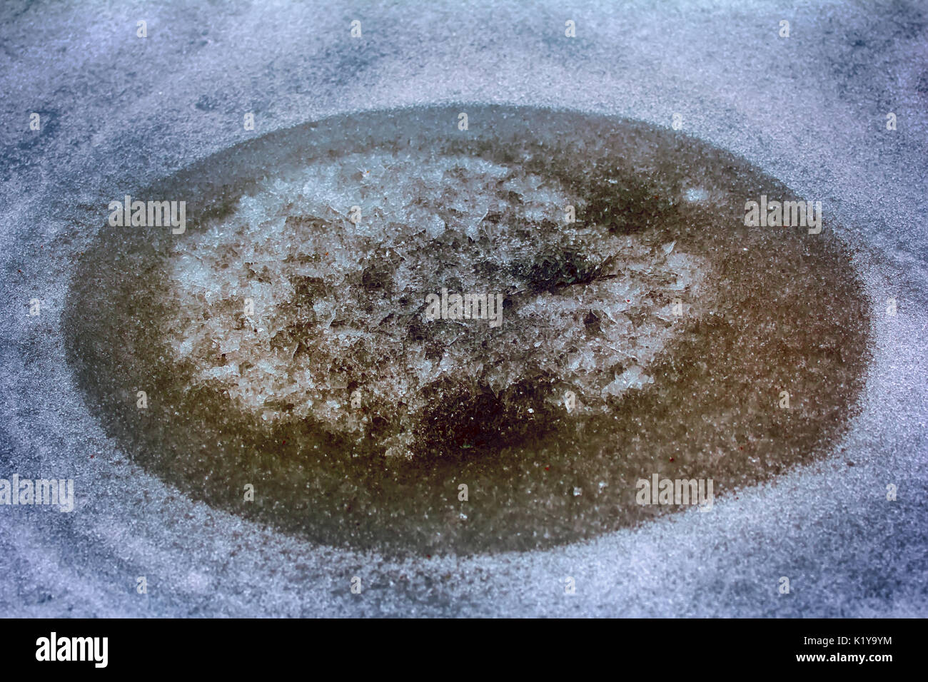 Springtide. Environmental Studies - Natural Science. First Thaw In Ice 