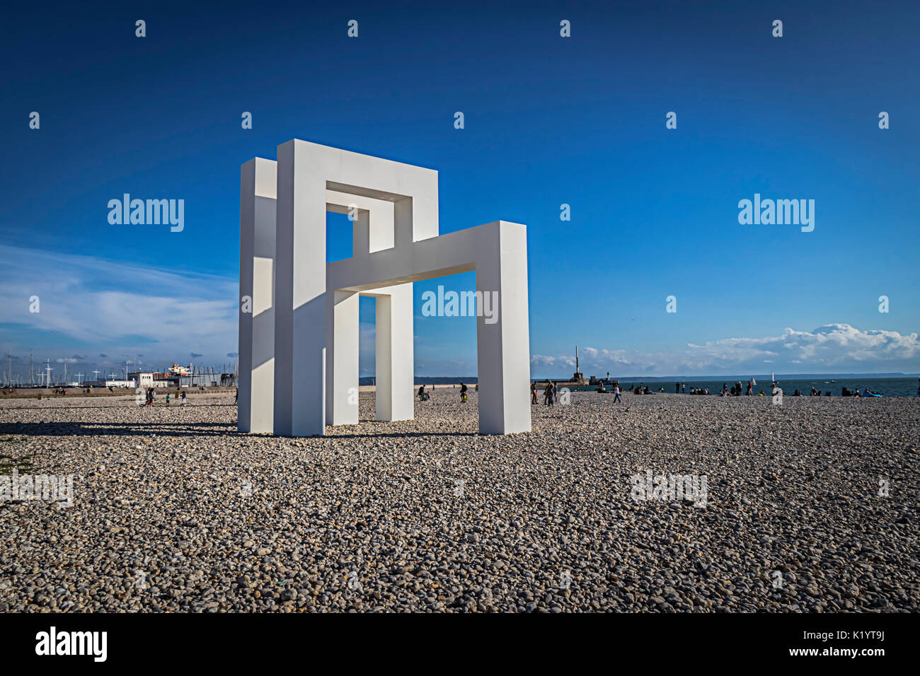 Structure On The Beach In Le Havre France Stock Photo Alamy Structure On The Beach In Le Havre France Stock Photo Alamy