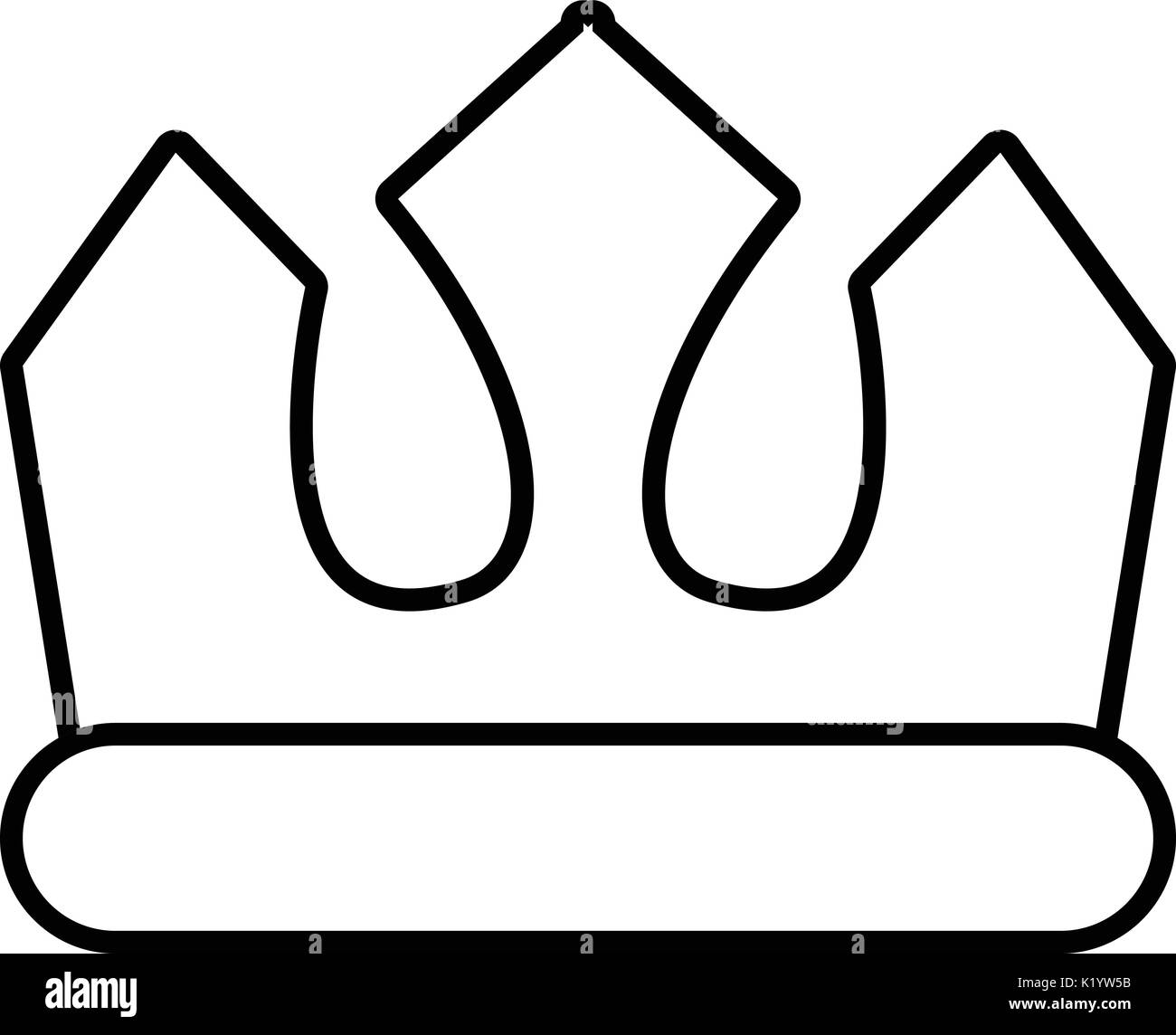 Bronze crown icon, outline line style Stock Vector Image & Art - Alamy