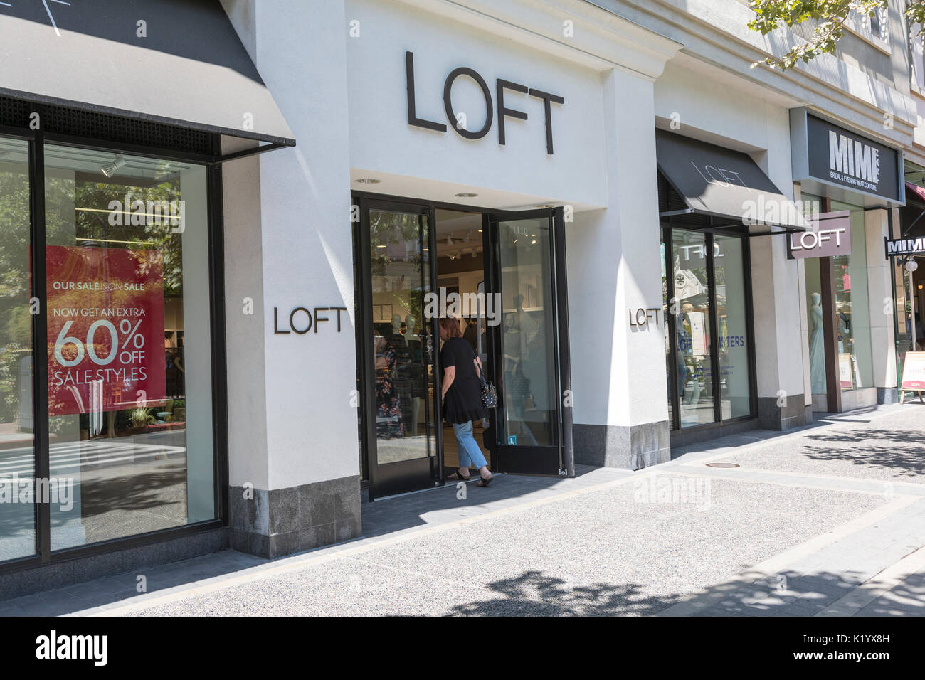 Loft Clothing at Santana Row Stock Photo - Alamy