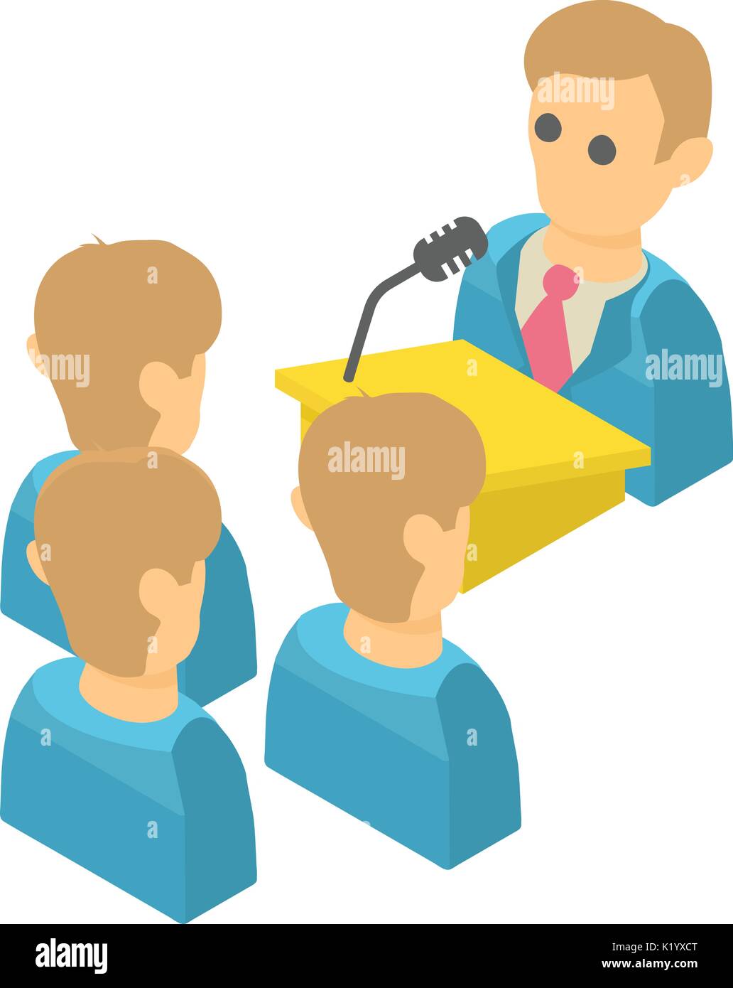 Speaker icon, isometric 3d style Stock Vector Image & Art - Alamy