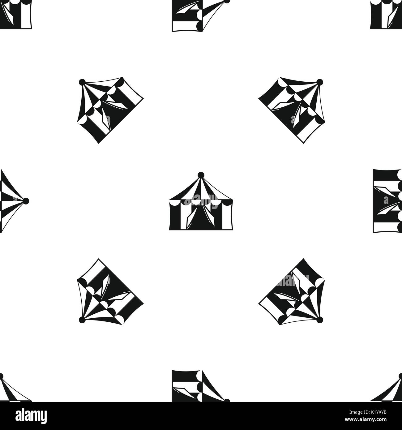 Circus tent pattern seamless black Stock Vector Image & Art - Alamy