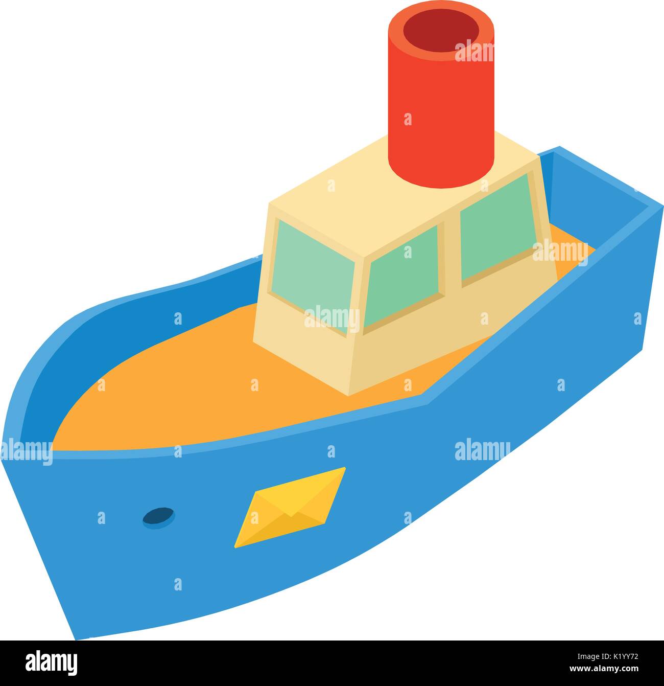 Sea shipping icon, isometric 3d style Stock Vector Image & Art - Alamy