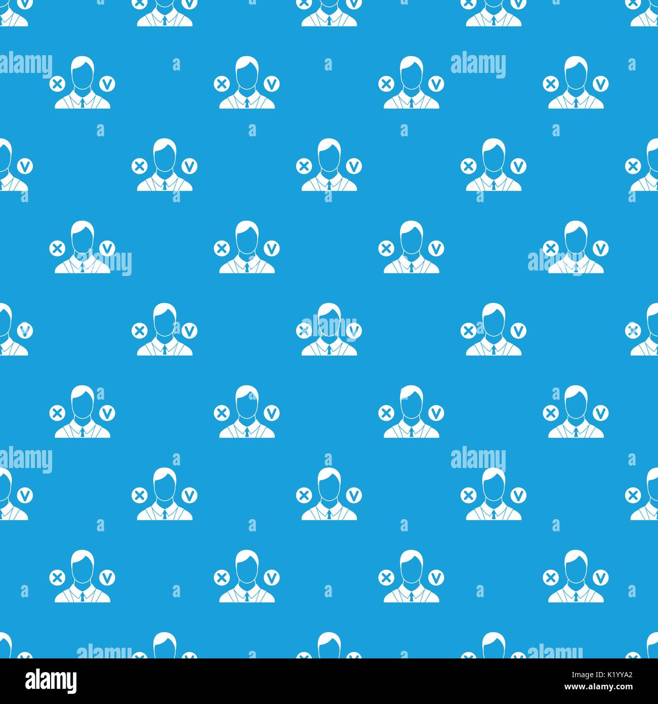 Selection pattern seamless blue Stock Vector