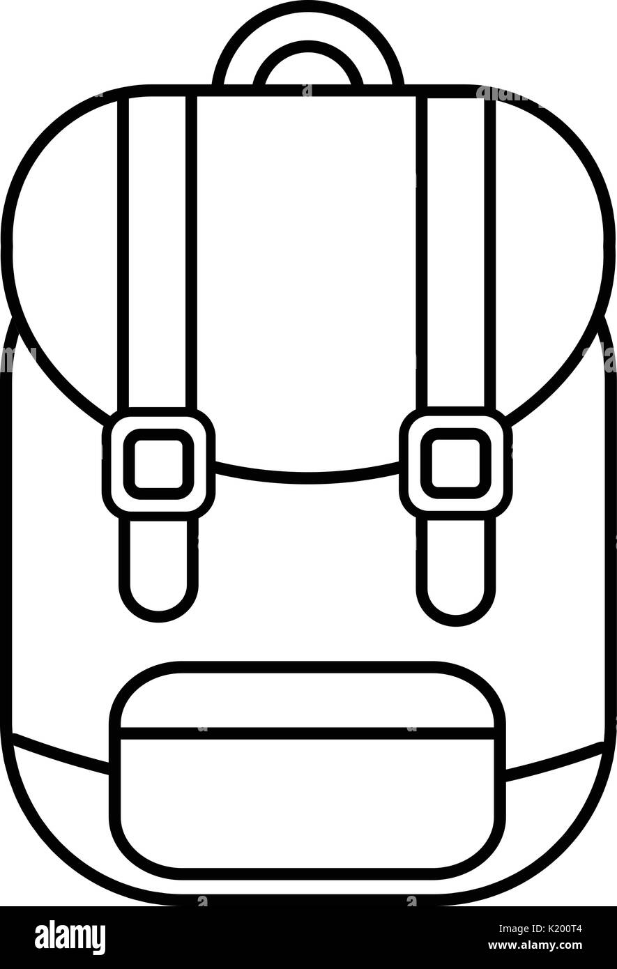 Backpack icon, outline line style Stock Vector Image & Art - Alamy