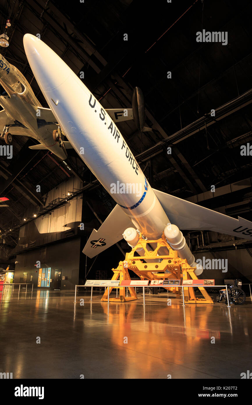 Northrop SM-62 Snark on display at the National Museum of the US Air Force Stock Photo