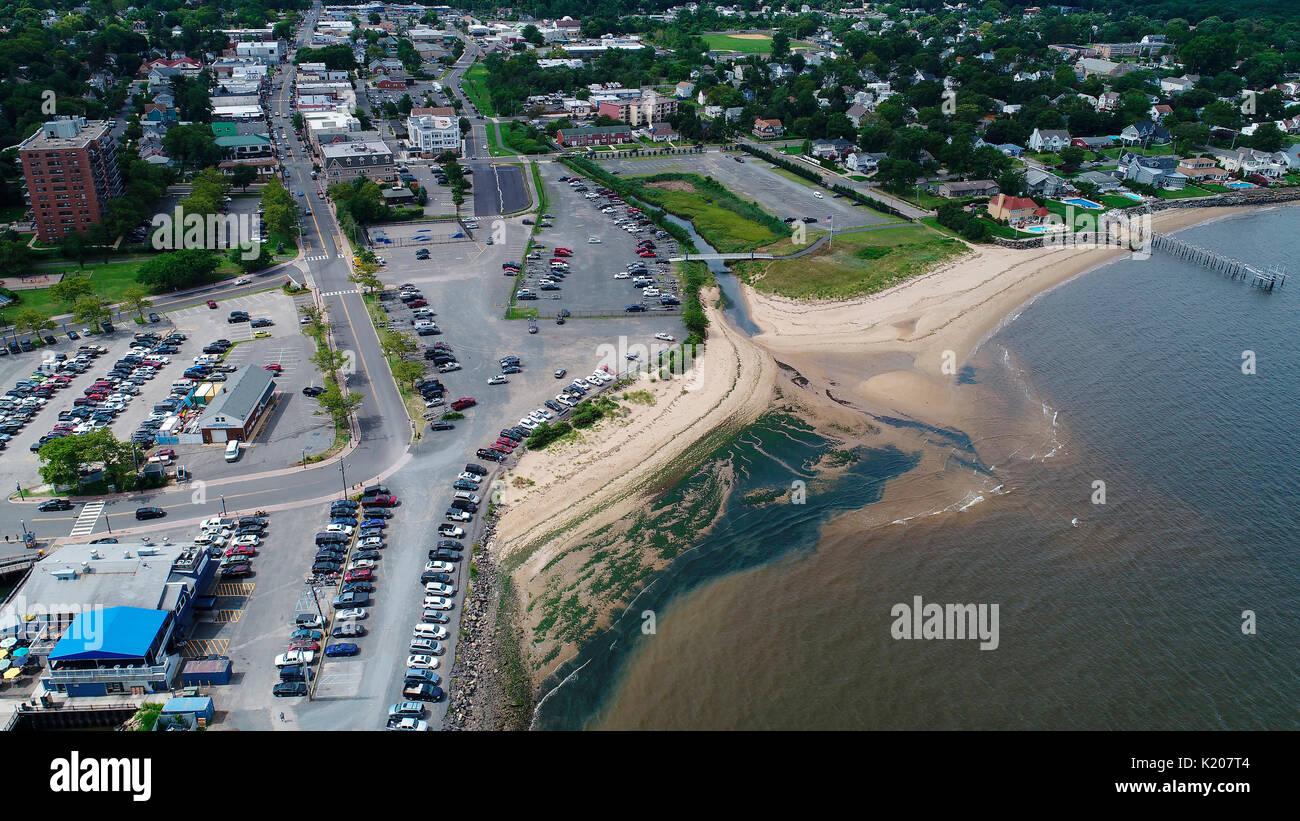 Aerial View of Atlantic Highlands, New Jersey Stock Photo Alamy