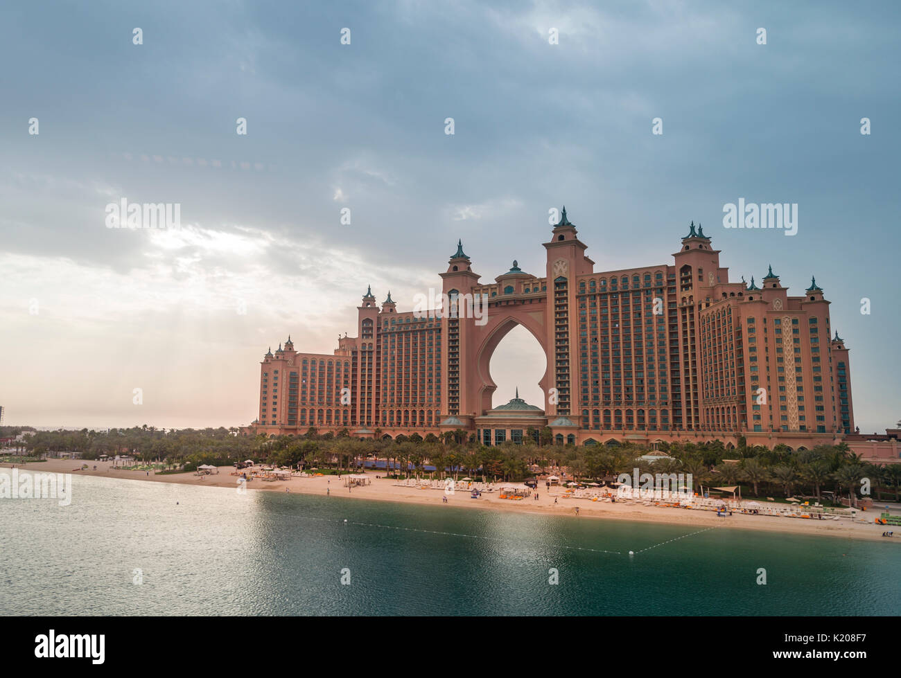 Hotel Atlantis The Palm, Palm Jumeirah, Dubai, United Arab Emirates Stock Photo