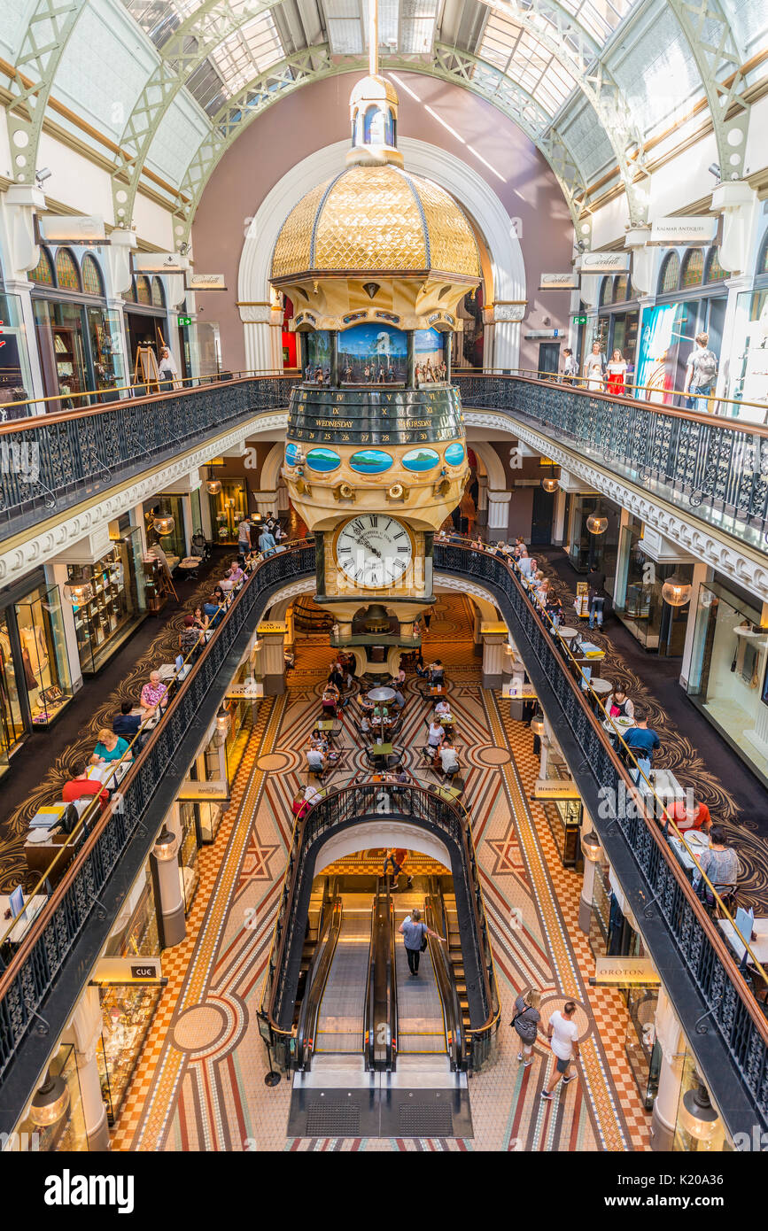 Arcades, boutiques, shopping temple Queen Victoria Building QVB, Sydney, New South Wales
