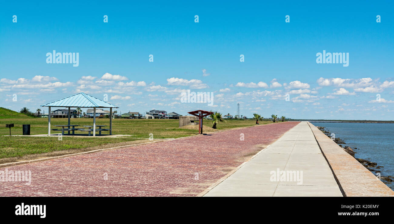 Texas, Bolivar Peninsula, Fort Travis Seashore Park Stock Photo