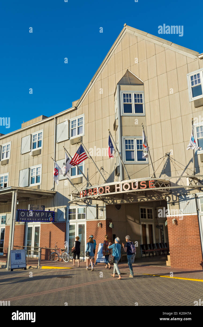 Texas, Galveston, Pier 21, Harbor House Hotel, Olympia Greek Restaurant