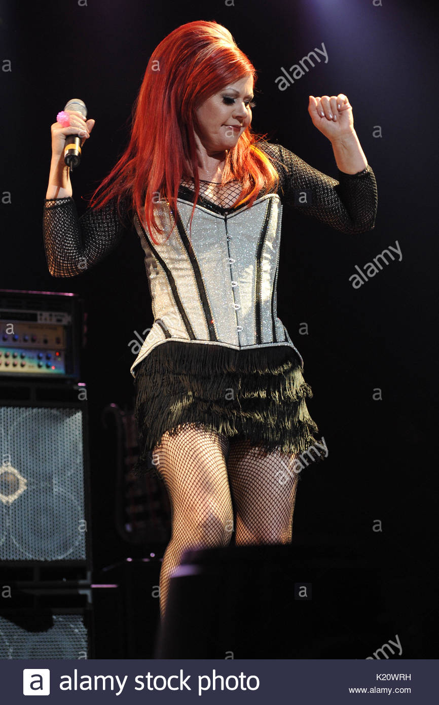 Kate Pierson. The B52's live in concert at Madison Square Garden Stock