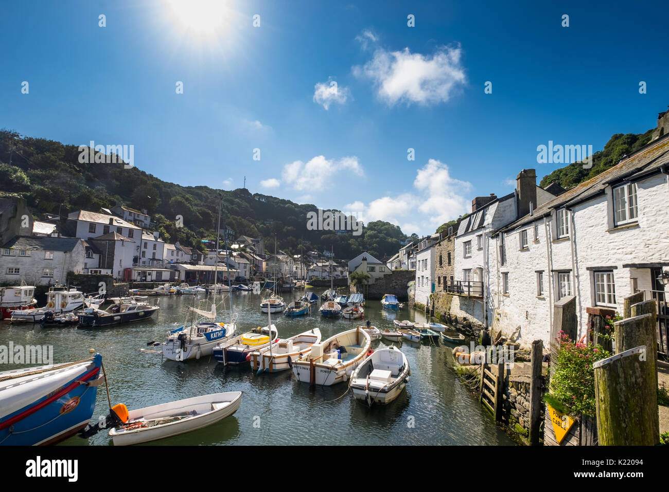 Polperro Village in Cornwall, UK Stock Photo