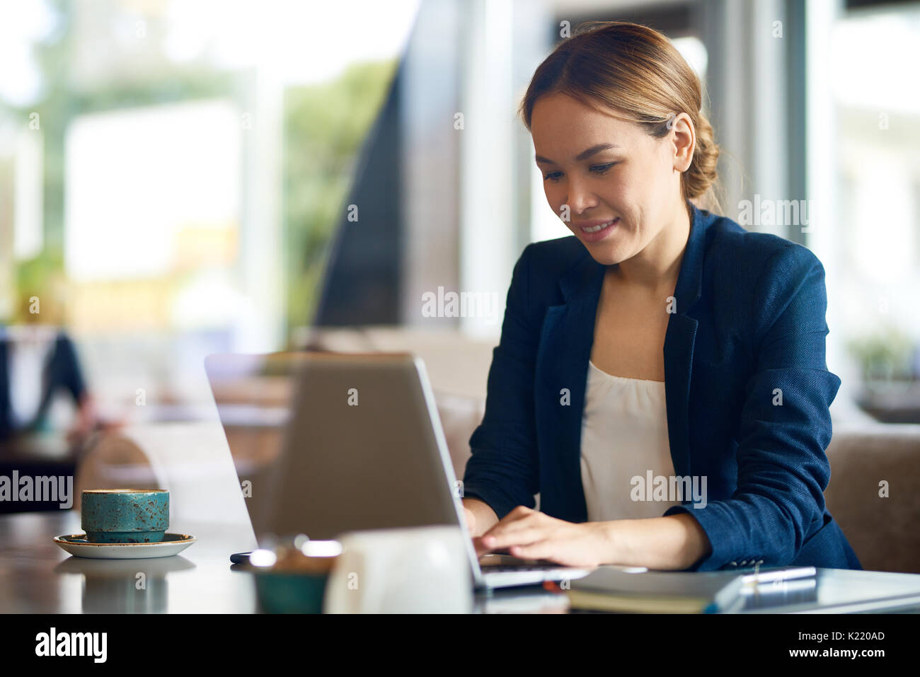 Attractive Manager Focused on Work Stock Photo