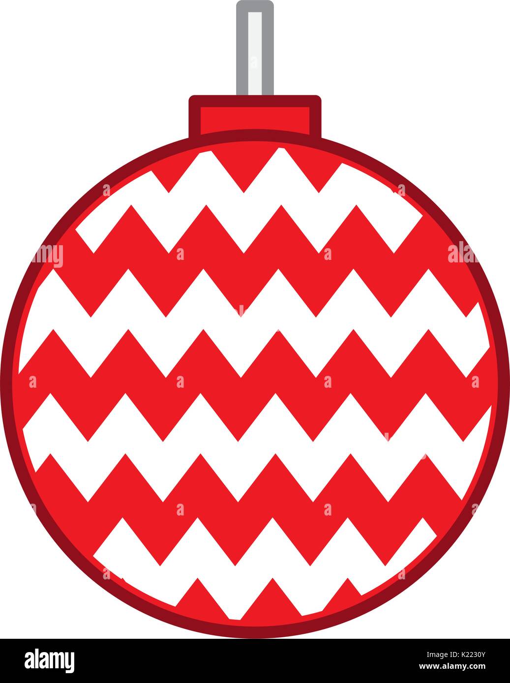 christmas ball isolated icon Stock Vector Image & Art - Alamy
