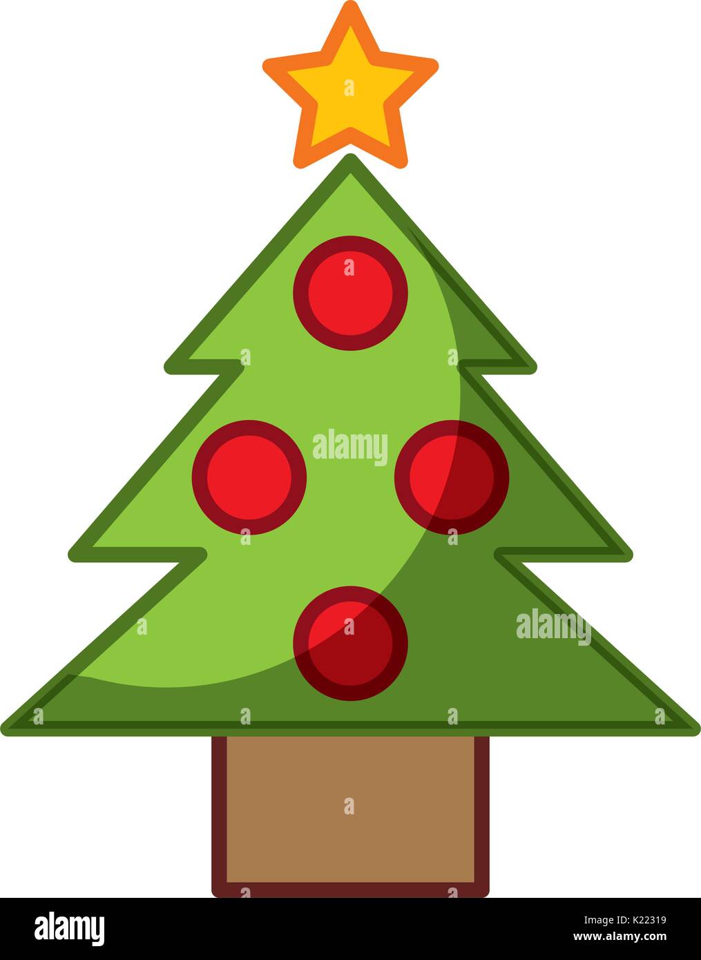 pine tree isolated icon Stock Vector Image & Art - Alamy