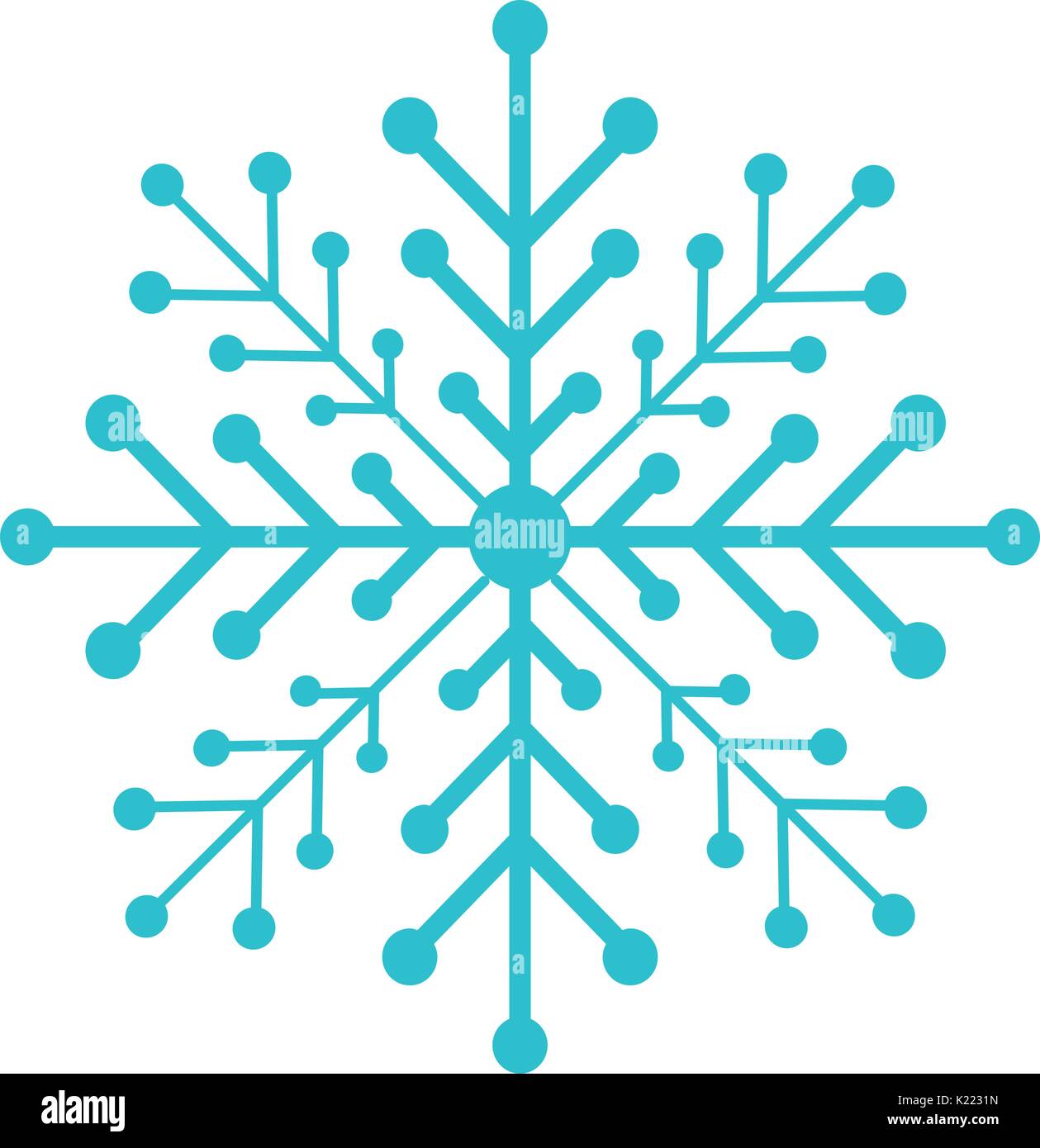 snow flake isolated icon Stock Vector Image & Art - Alamy