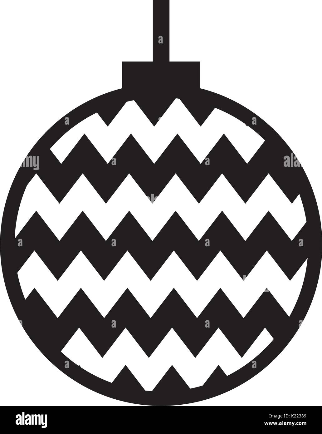 christmas ball isolated icon Stock Vector Image & Art - Alamy