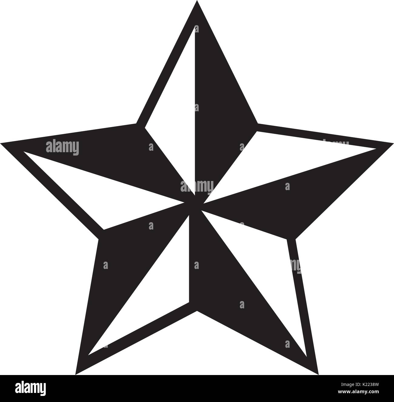christmas star isolated icon Stock Vector Image & Art - Alamy