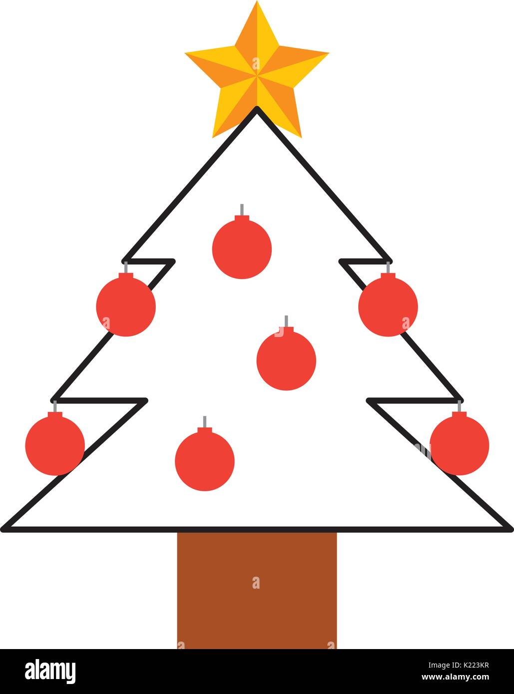 pine tree isolated icon Stock Vector Image & Art - Alamy