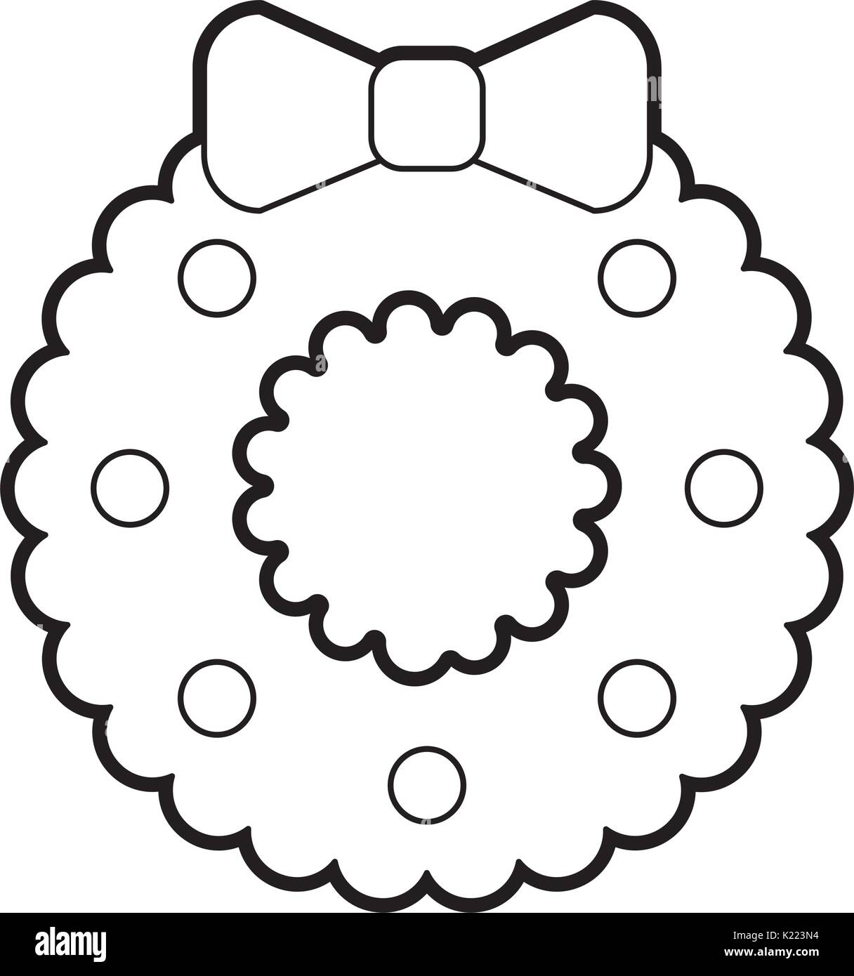 christmas crown isolated icon Stock Vector Image &amp; Art - Alamy
