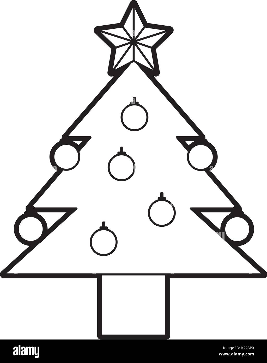 pine tree isolated icon Stock Vector Image & Art - Alamy