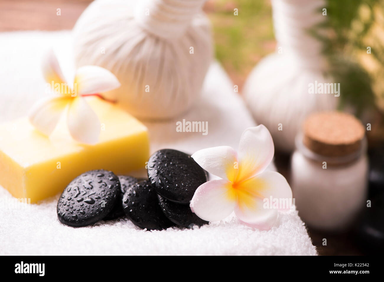Set many spa stones hi-res stock photography and images - Alamy