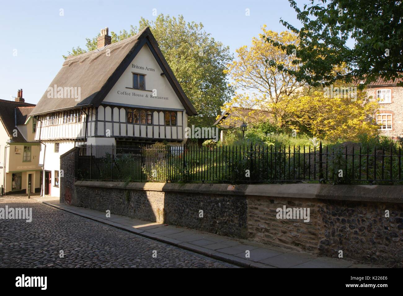 Britons Arms, Elm Hill, 1347AD. Photo by Katy Jon Went Stock Photo