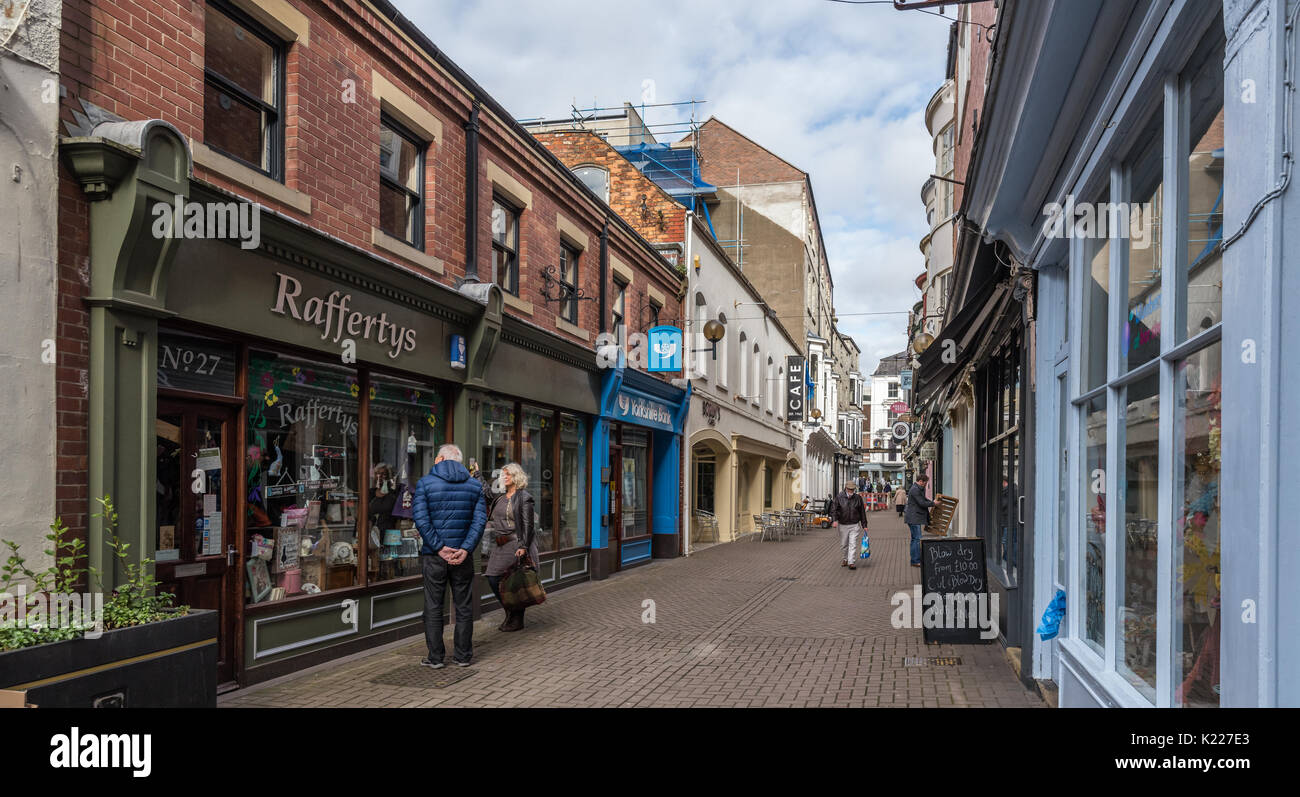Shops in Bar Street, Scarborough Stock Photo Alamy