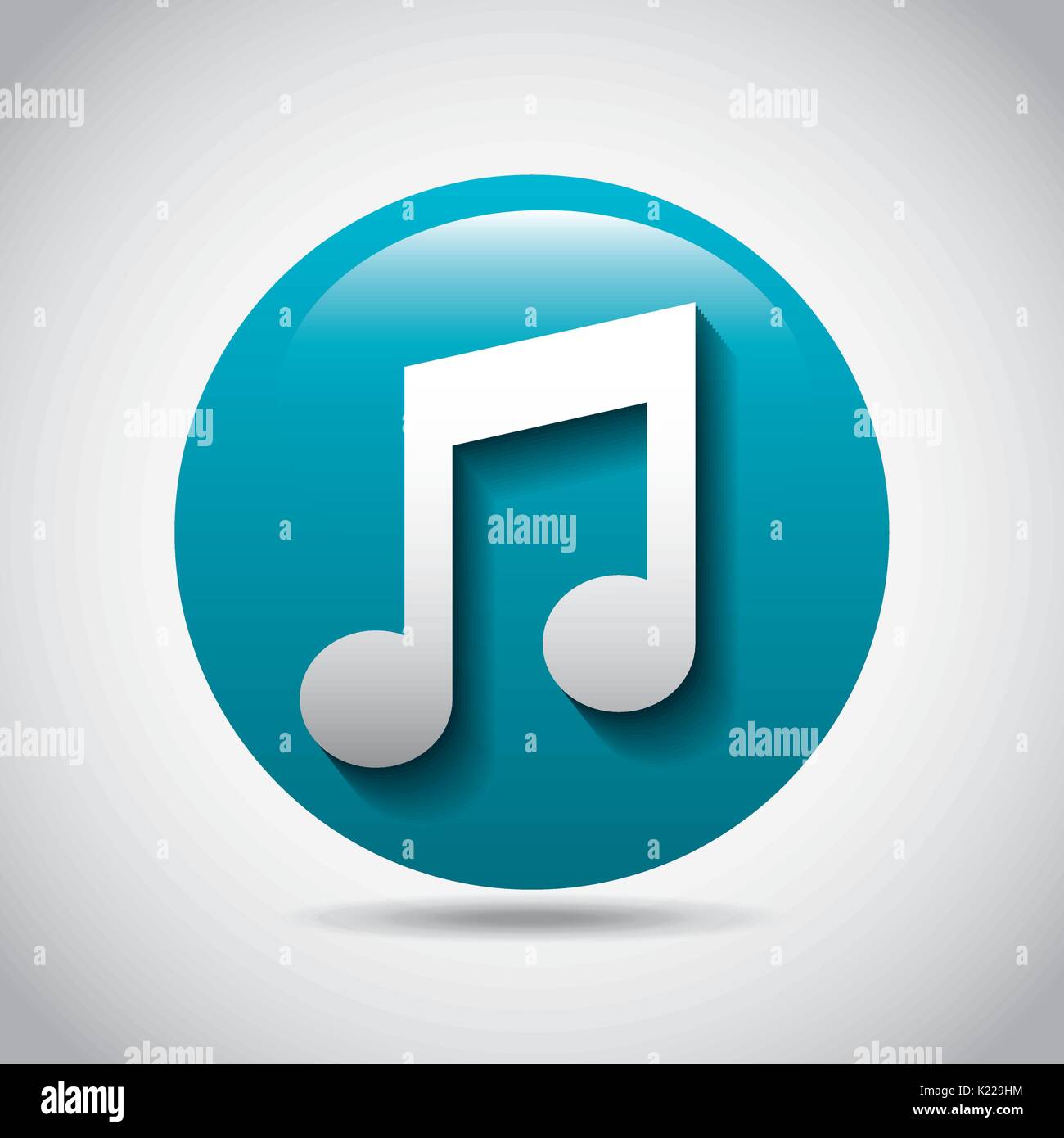 music note icon design Stock Vector Image & Art - Alamy