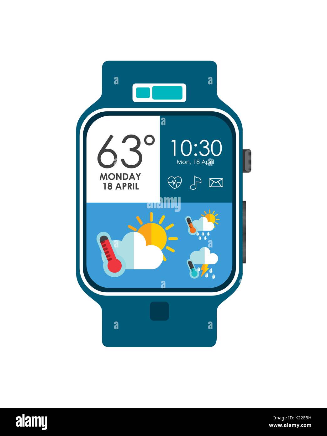 smartwatch technology design Stock Vector Image & Art Alamy