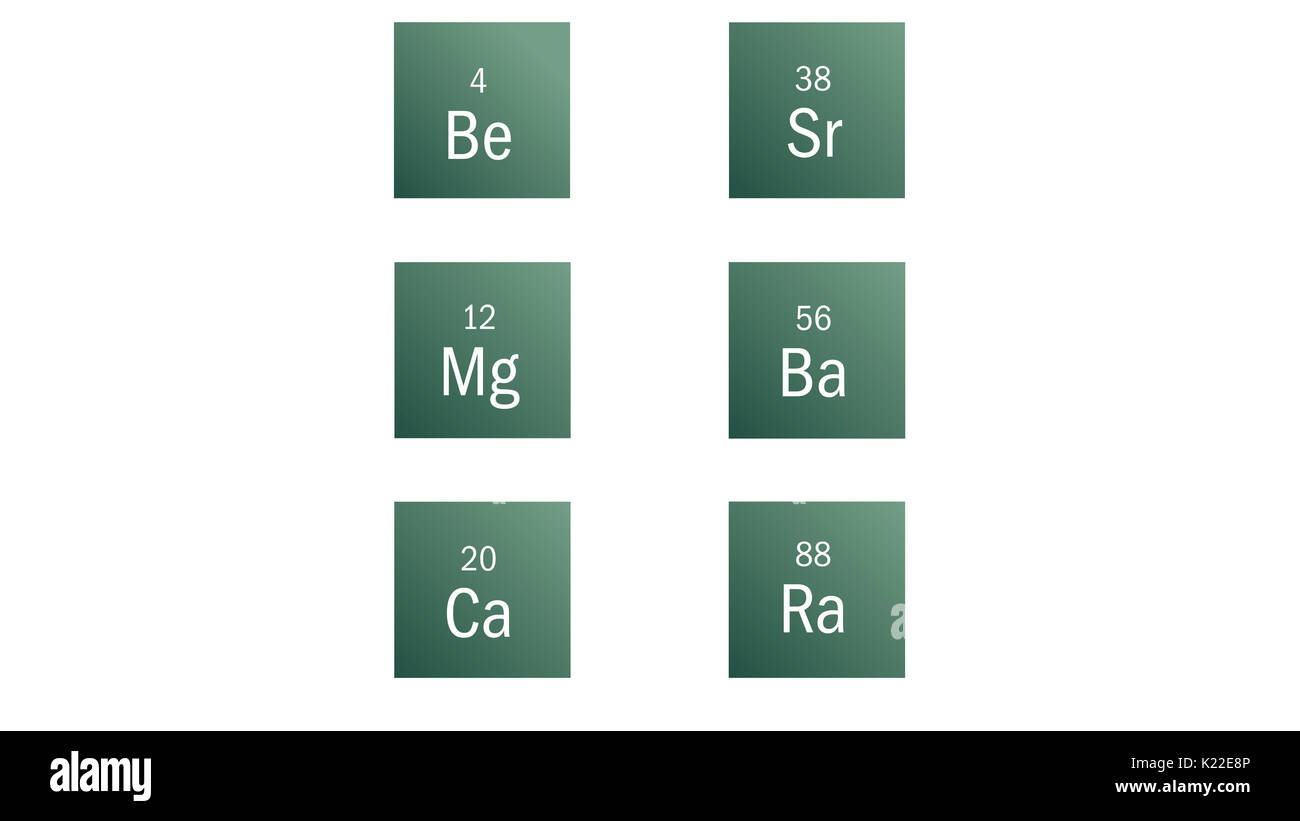 Generally silvery and malleable and good conductors of heat and electricity; they react easily with nonmetals and water. Stock Photo