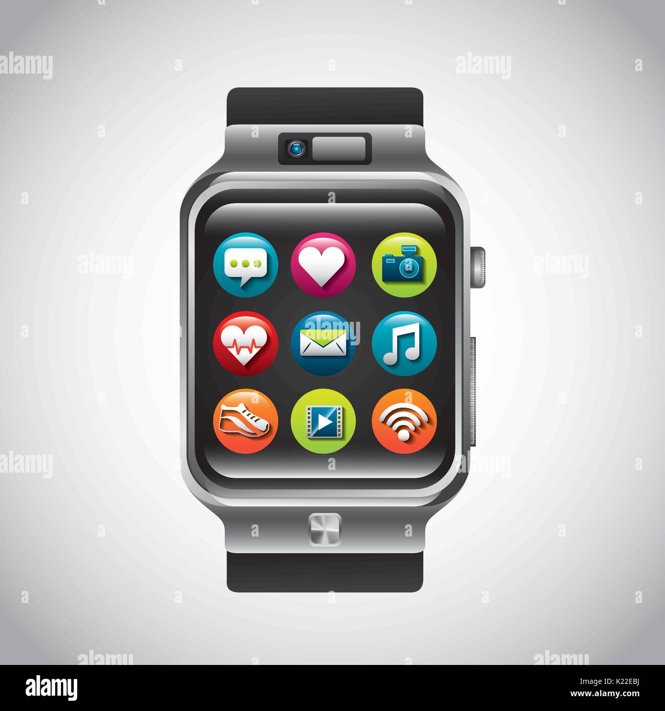 smartwatch technology design Stock Vector Image & Art - Alamy