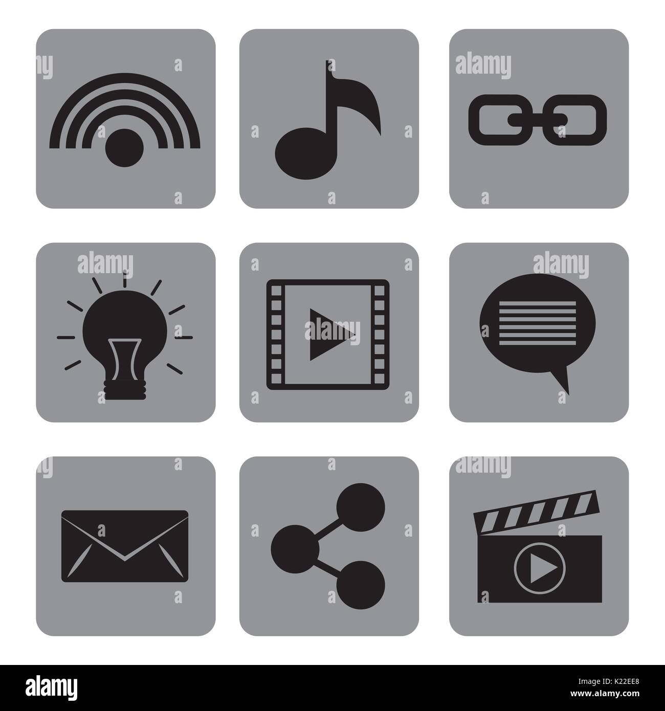 video marketing design  Stock Vector