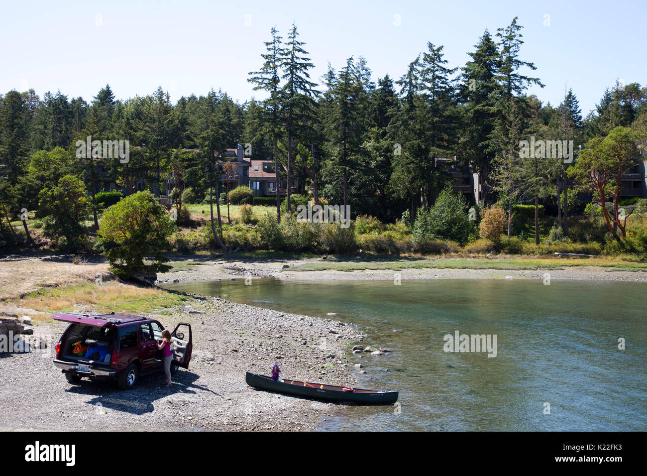 Roche Harbor, San Juan Island, archipelago of San Juan Islands, State of Washington, USA, America Stock Photo