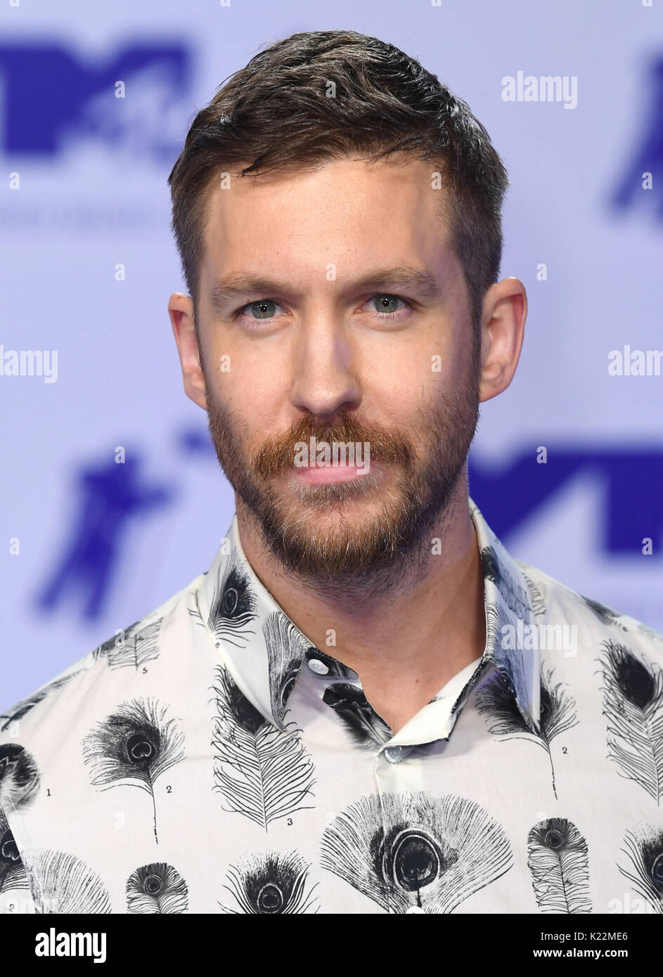 Calvin Harris arriving at the MTV Video Music Awards 2017, held at the Forum, Los Angeles. Photo credit should read: Doug Peters/EMPICS Entertainment Stock Photo