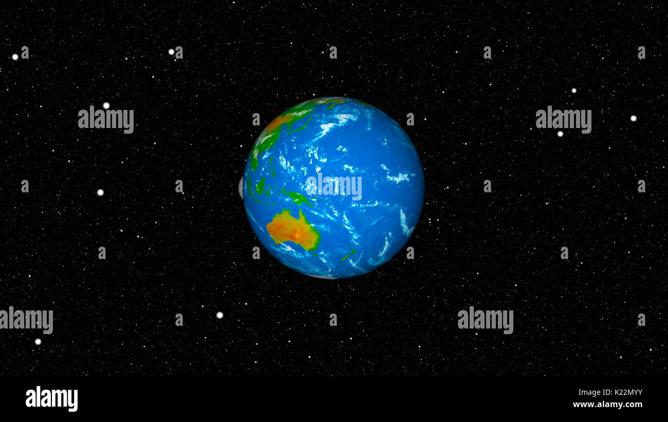Abstract background with earth and moon. Space backdrop Stock Photo - Alamy