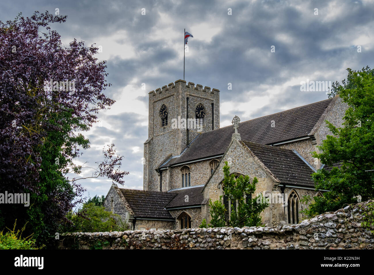 St Mary's Church, East Rudham, near Fakenham, Norfolk, UK Stock Photo ...