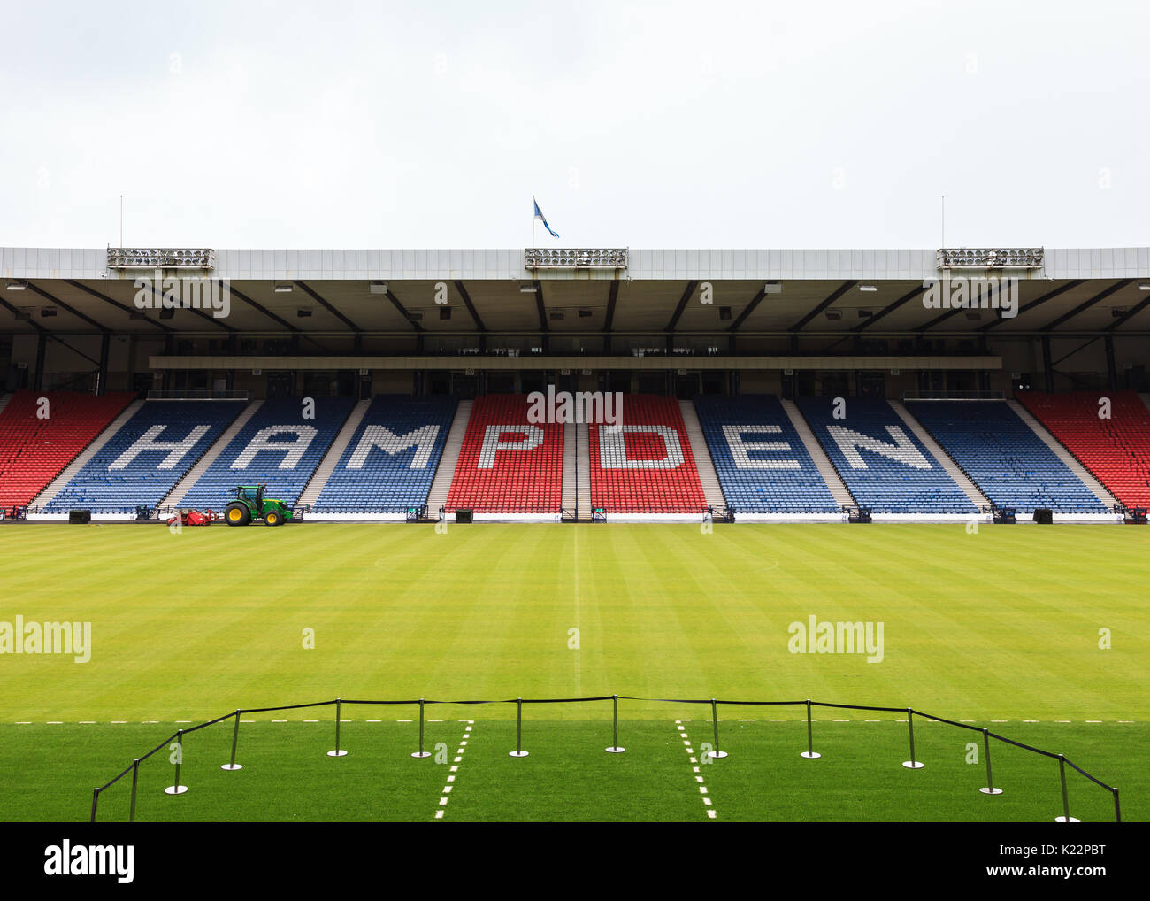 A view of the North Stand at Hampden Park. The stadium is Scotland's  national football stadium Stock Photo - Alamy