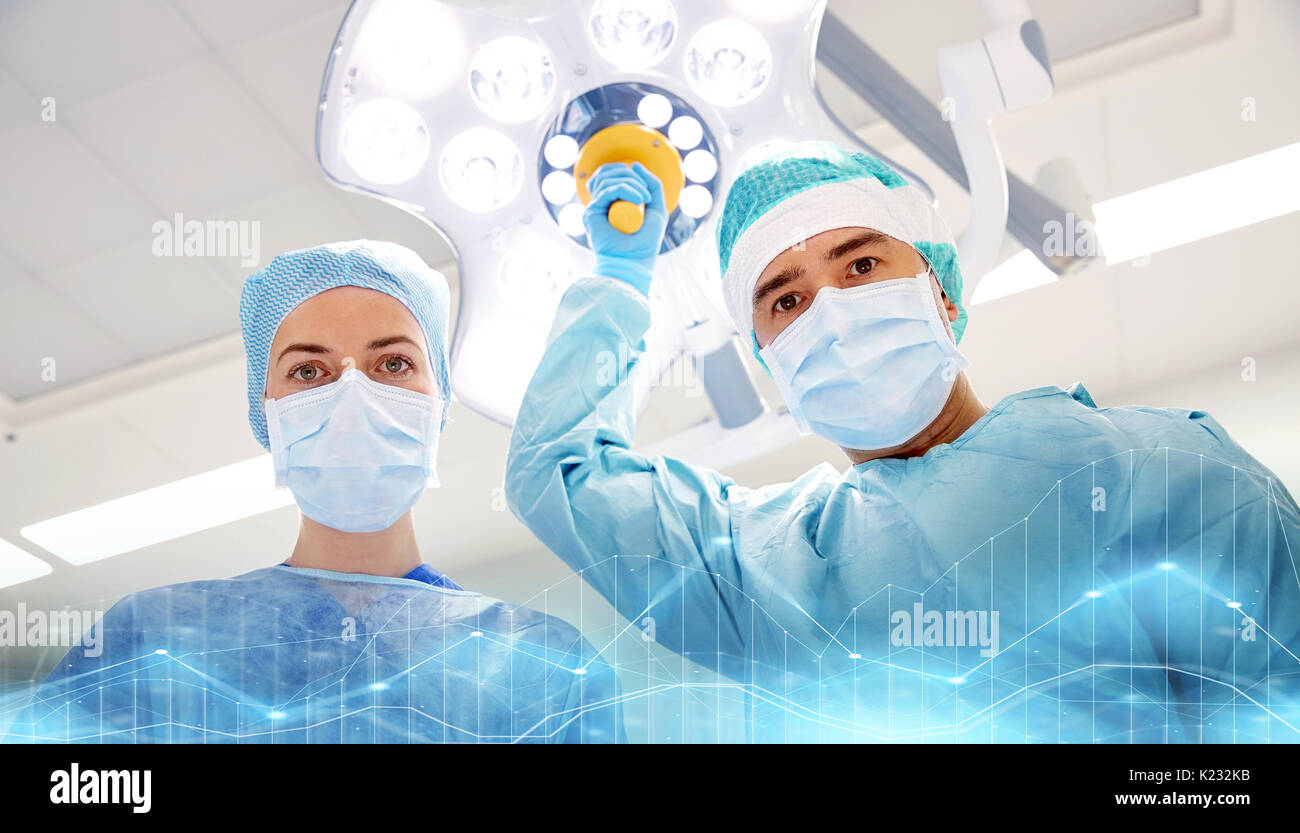 group of surgeons in operating room at hospital Stock Photo - Alamy