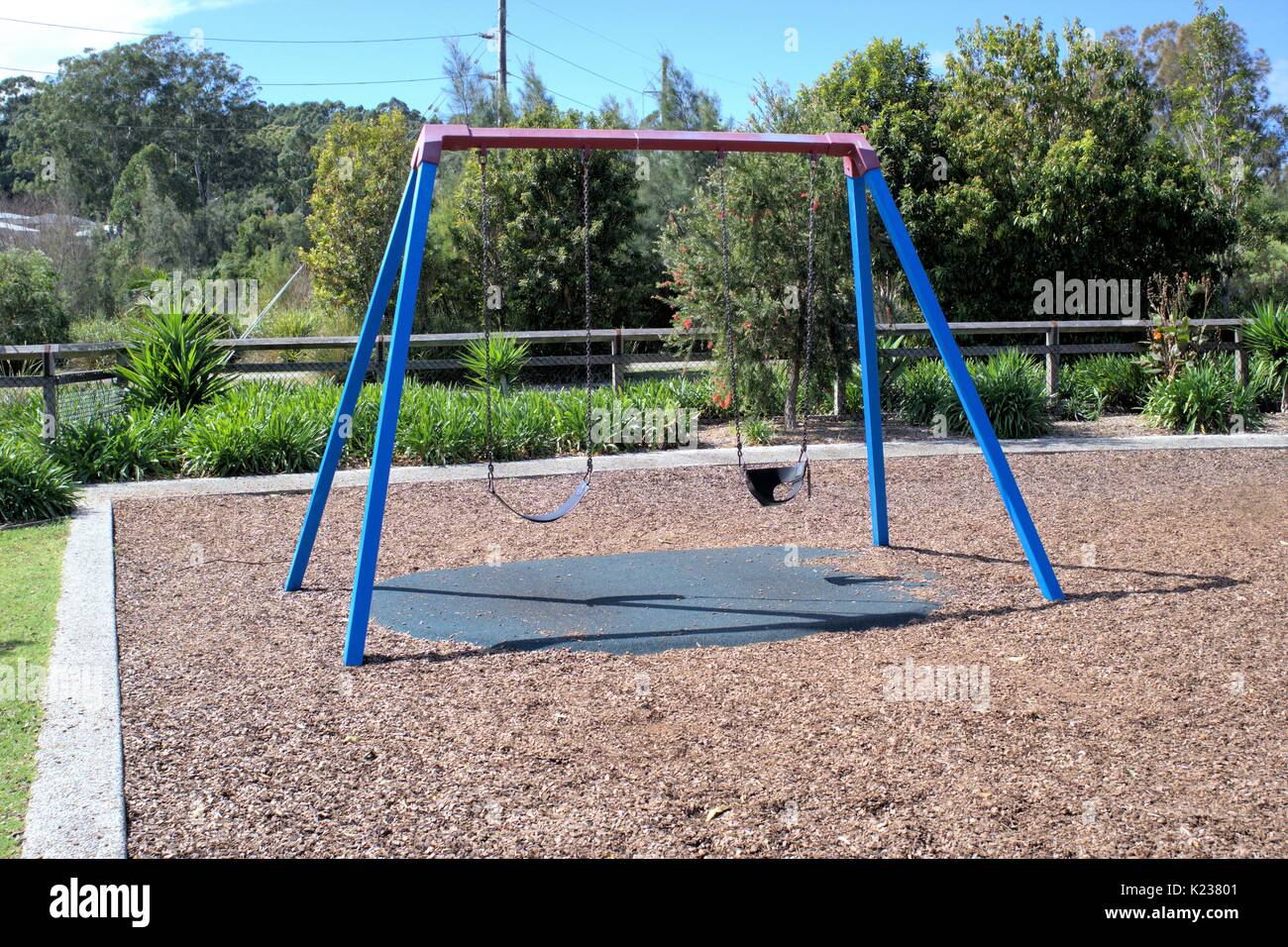 Swings in park hires stock photography and images Alamy