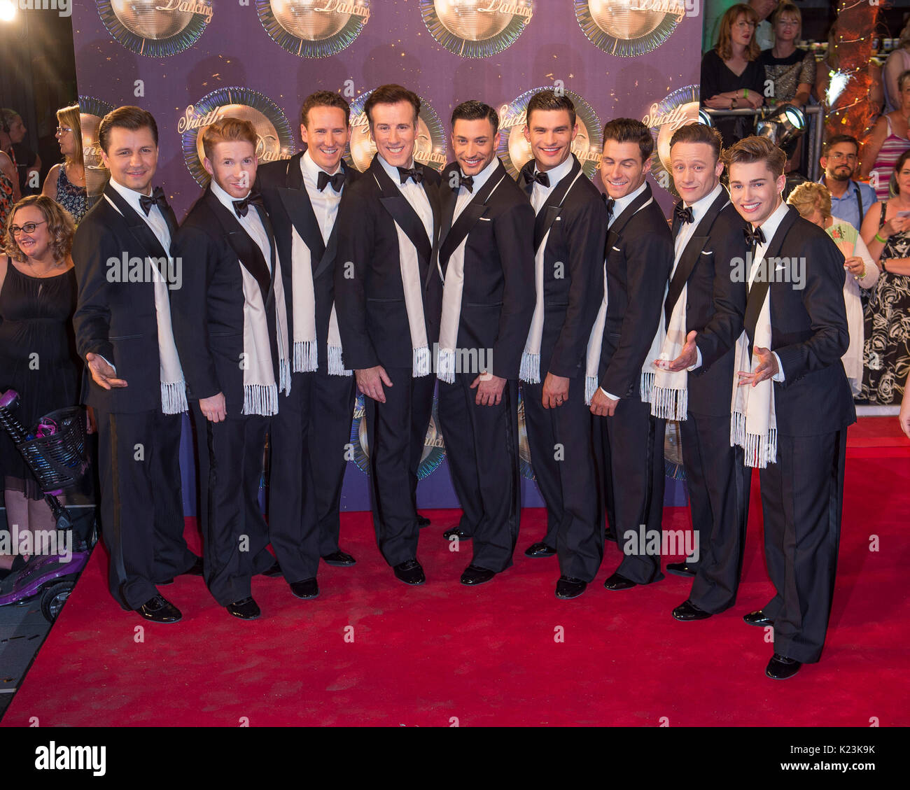 London, UK. 28th August, 2017. 'Strictly Come Dancing 2017' - Red