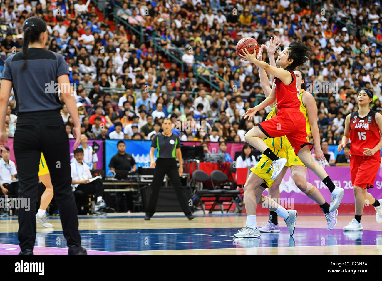 Taipei Arena, Taipei, Taiwan. 28th Aug, 2017. Manami Fujioka (JPN