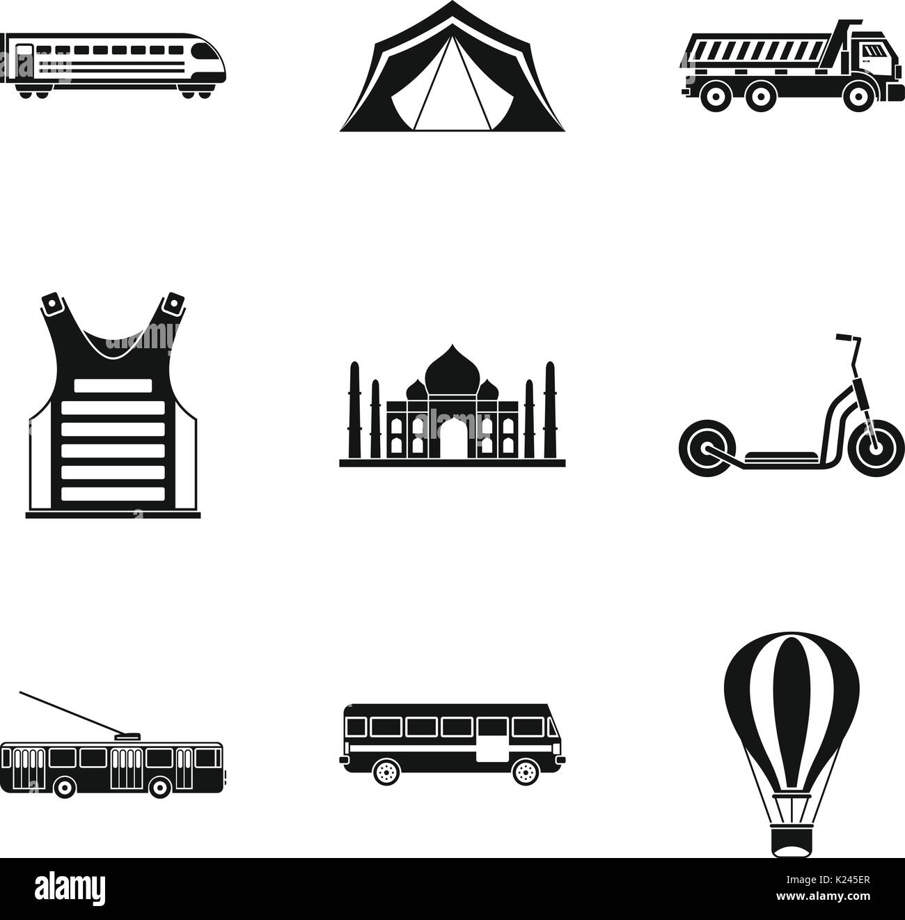 Life vest icons set, simple style Stock Vector Image & Art - Alamy