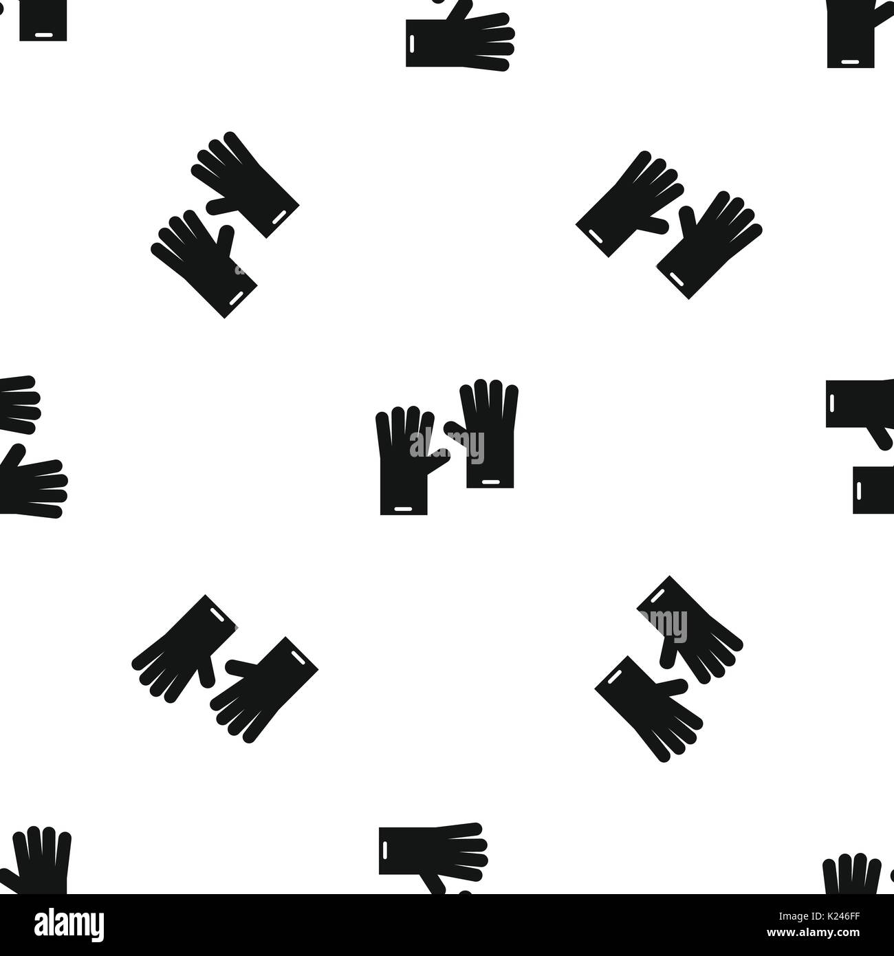 Rubber gloves pattern seamless black Stock Vector Image & Art - Alamy