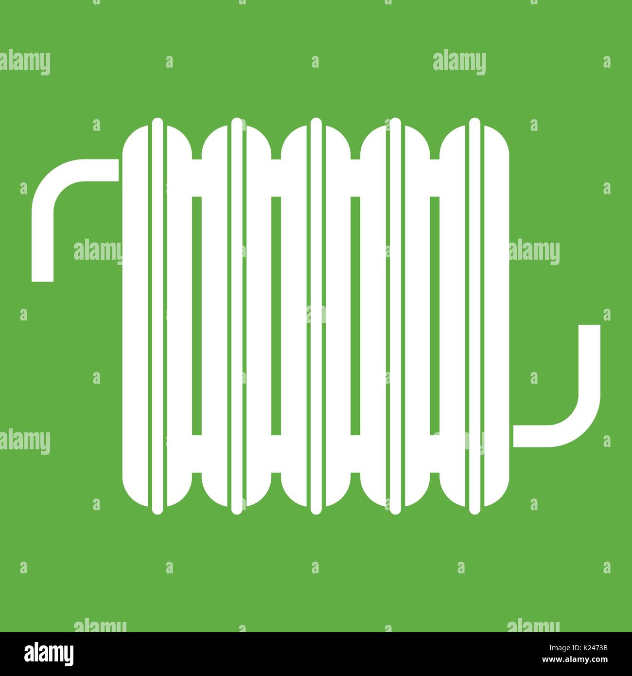 Radiator icon green Stock Vector Image & Art - Alamy