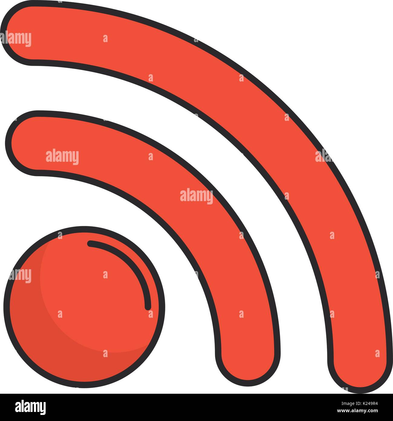 wireless sign icon Stock Vector Image & Art - Alamy