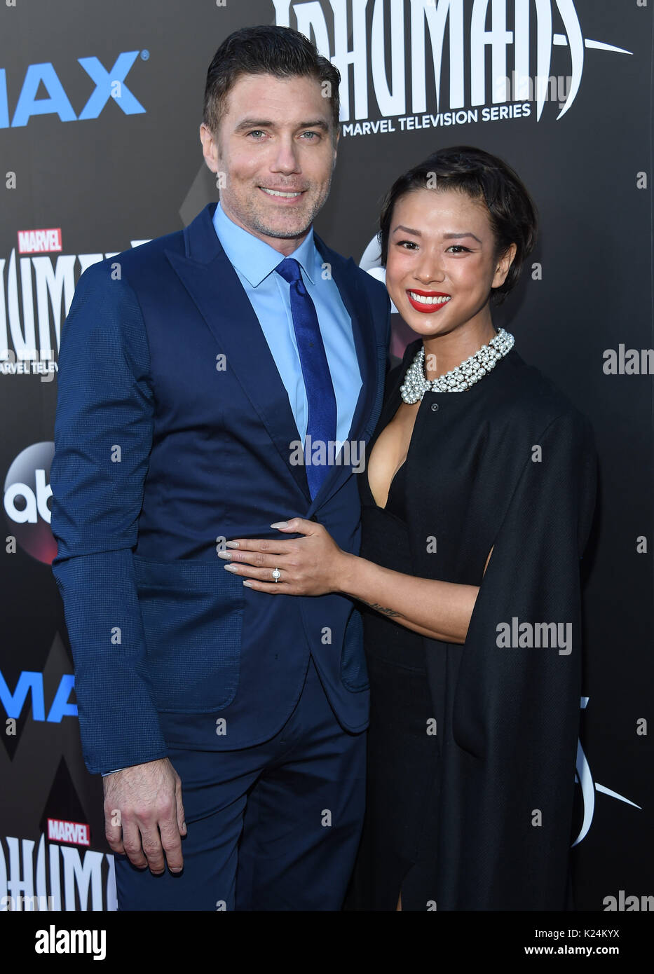 Hollywood, California, USA. 28th Aug, 2017. Anson Mount and Darah Trang